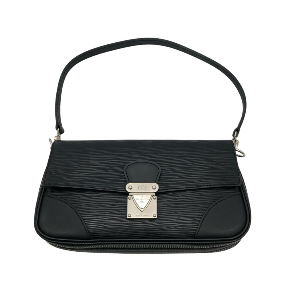 Louis Vuitton Pochette Segur Shoulder Bag, Epi Leather, M58882, Noir (Black),...